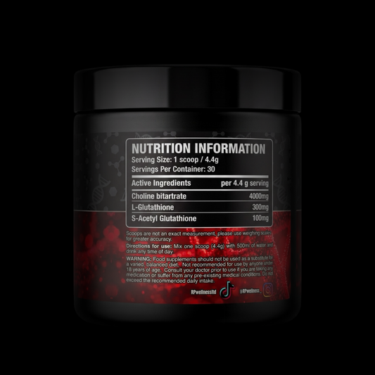 RP Wellness GLUTATHIONE with Choline Formula - Strawberry 132g