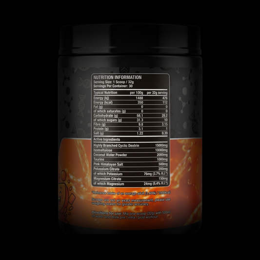 RP Wellness CARBLOAD Carbohydrate & Electrolyte Formula - Peach Sweets 960g