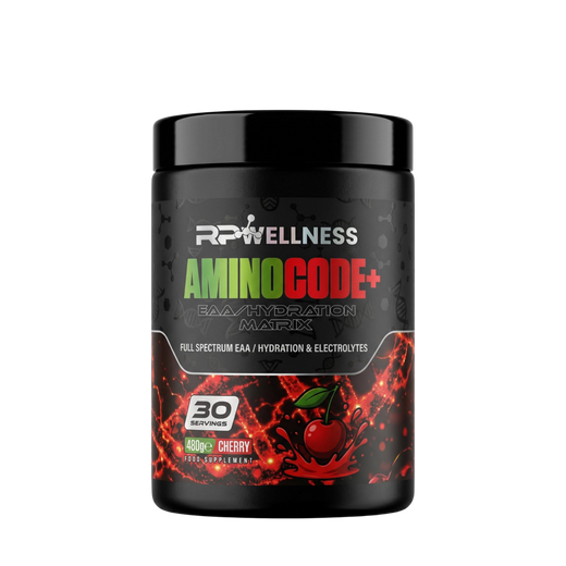 RP Wellness AMINOCODE+ Essential Amino Acids & Hydration Formula - Cherry 480g