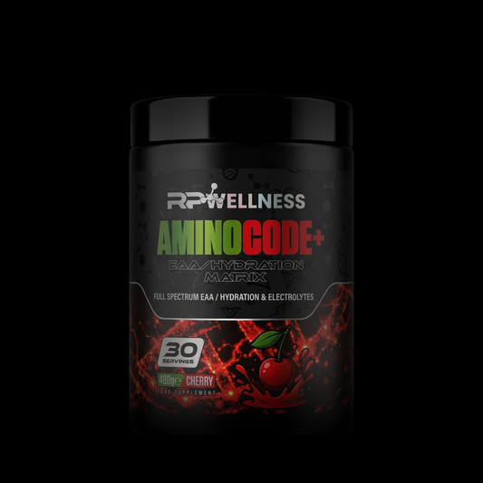 RP Wellness AMINOCODE+ Essential Amino Acids & Hydration Formula - Cherry 480g