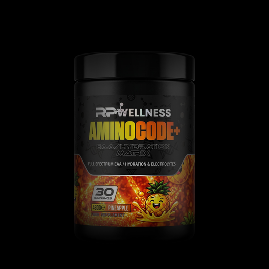 RP Wellness AMINOCODE+ Essential Amino Acids & Hydration Formula - Pineapple 480g