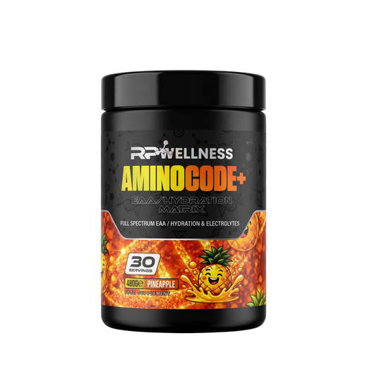 RP Wellness AMINOCODE+ Essential Amino Acids & Hydration Formula - Pineapple 480g