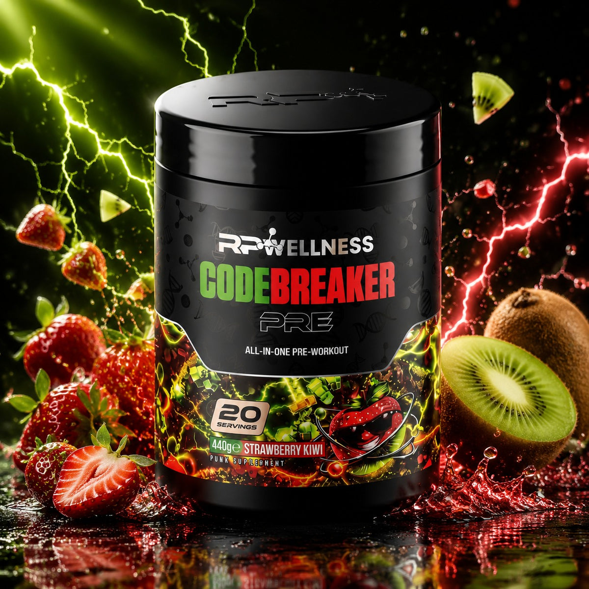 RP Wellness CODEBREAKER Pre-Workout - 440g