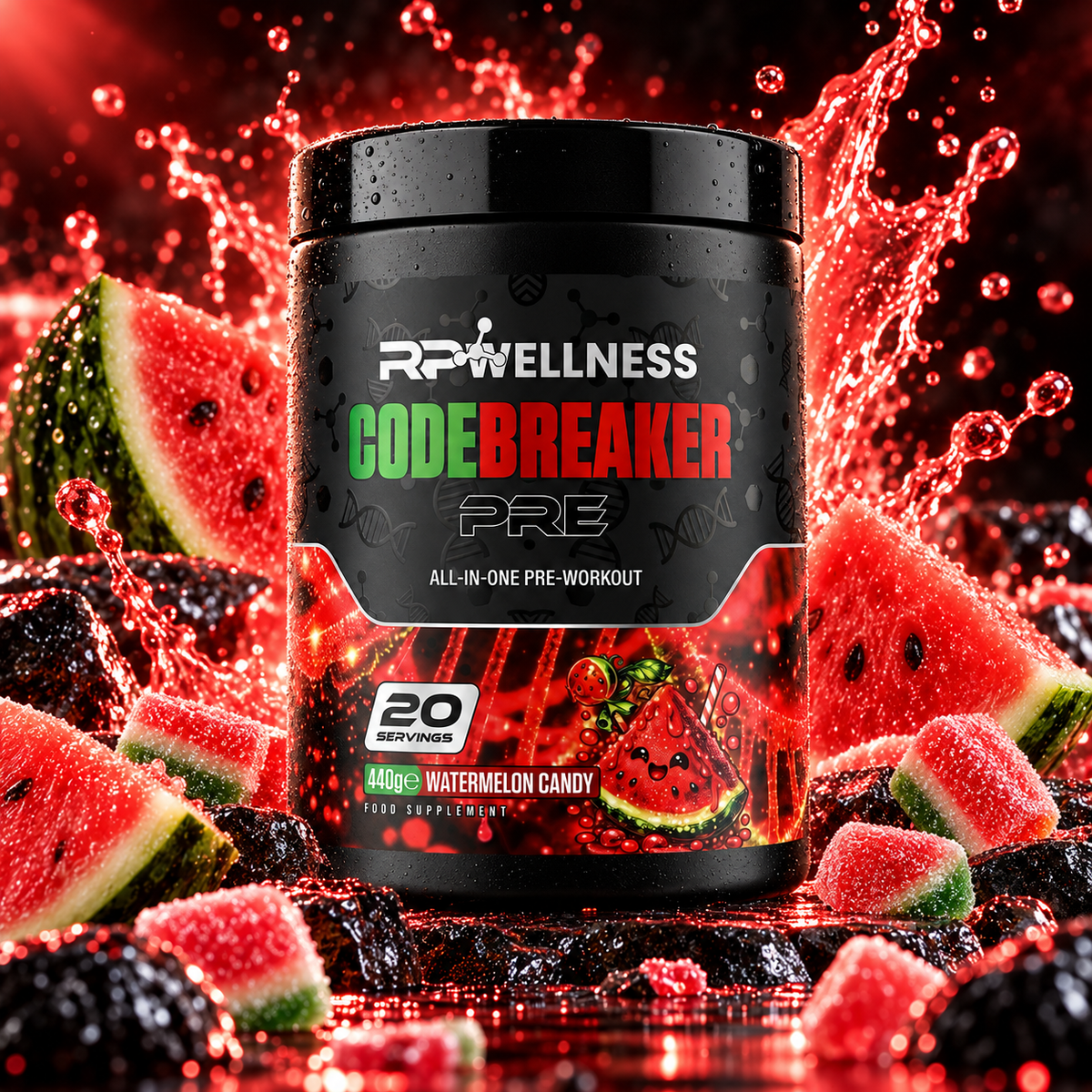 RP Wellness CODEBREAKER Pre-Workout - 440g