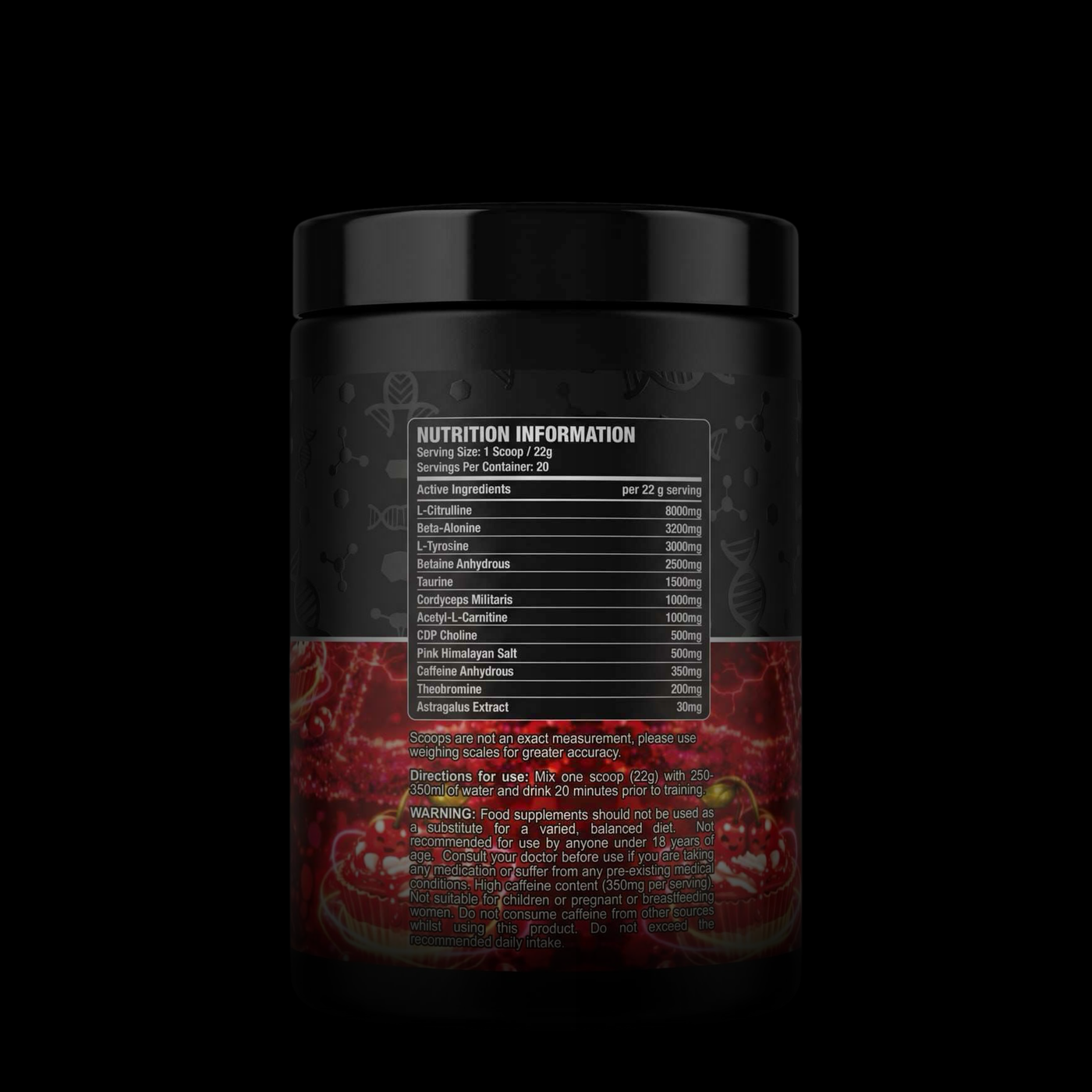 RP Wellness CODEBREAKER Pre-Workout - Cherry Sweets 440g