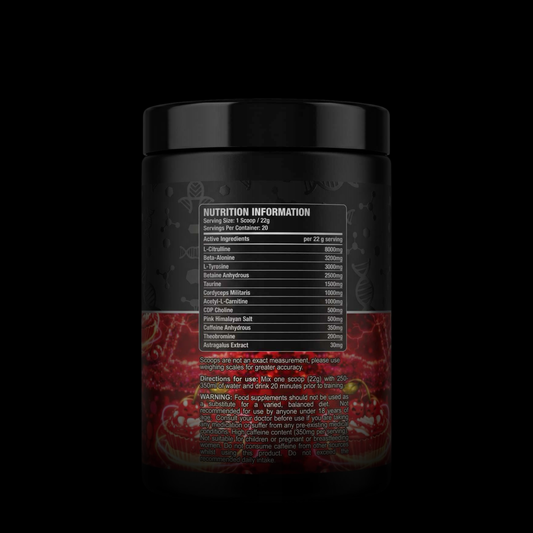 RP Wellness CODEBREAKER Pre-Workout - Cherry Sweets 440g