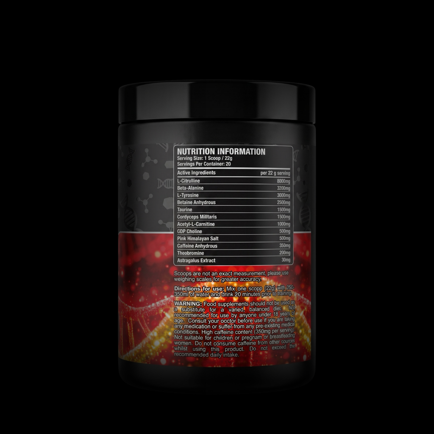 RP Wellness CODEBREAKER Pre-Workout - Watermelon Candy 440g