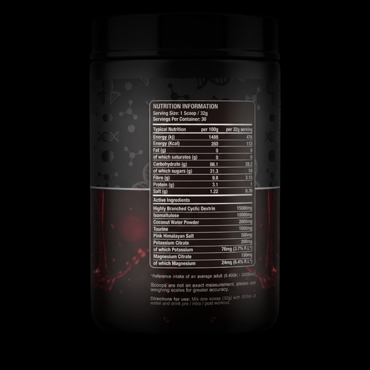 RP Wellness CARBLOAD Carbohydrate & Electrolyte Formula - Cherry 960g