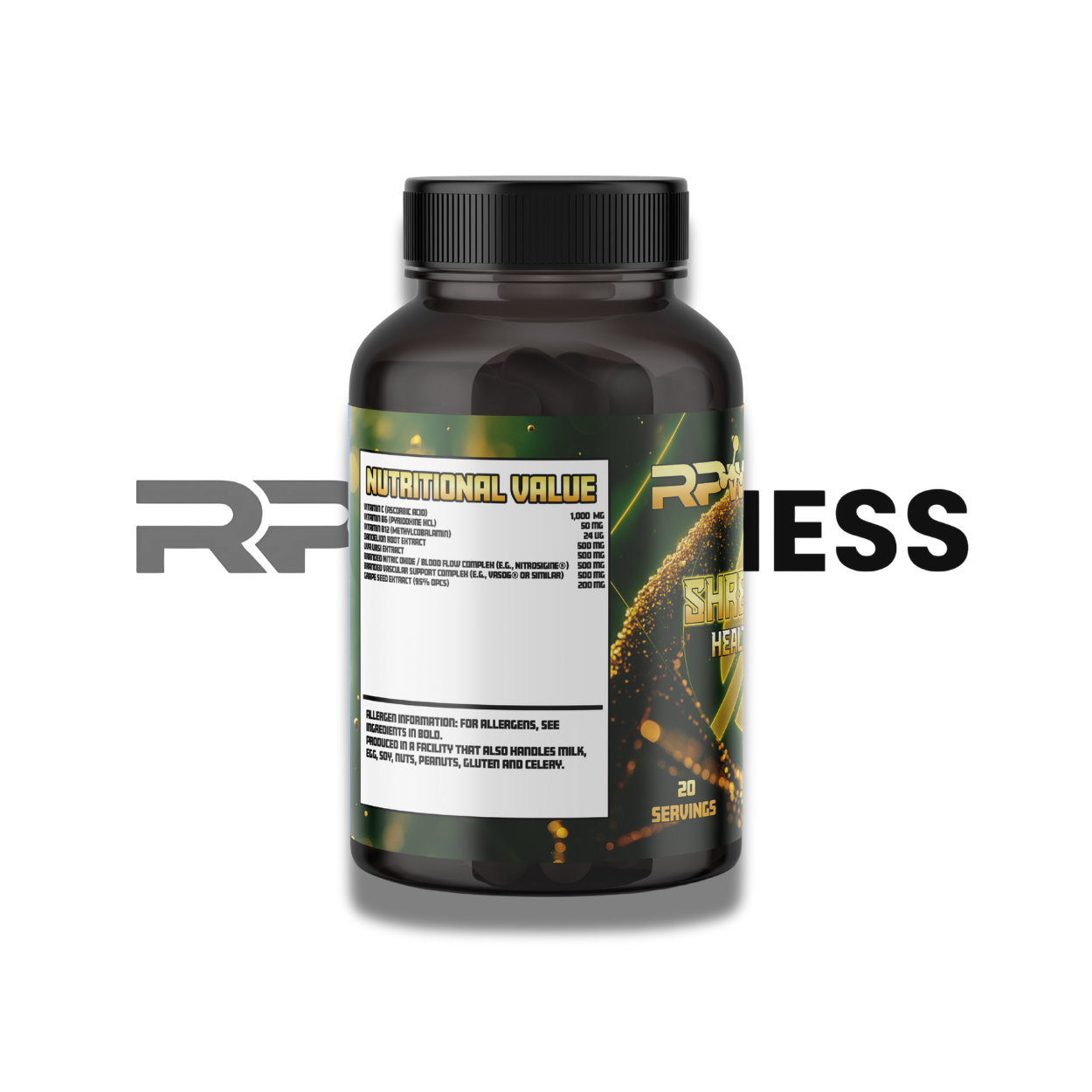 SHREDCODE - 30 Servings / 80 Capsules