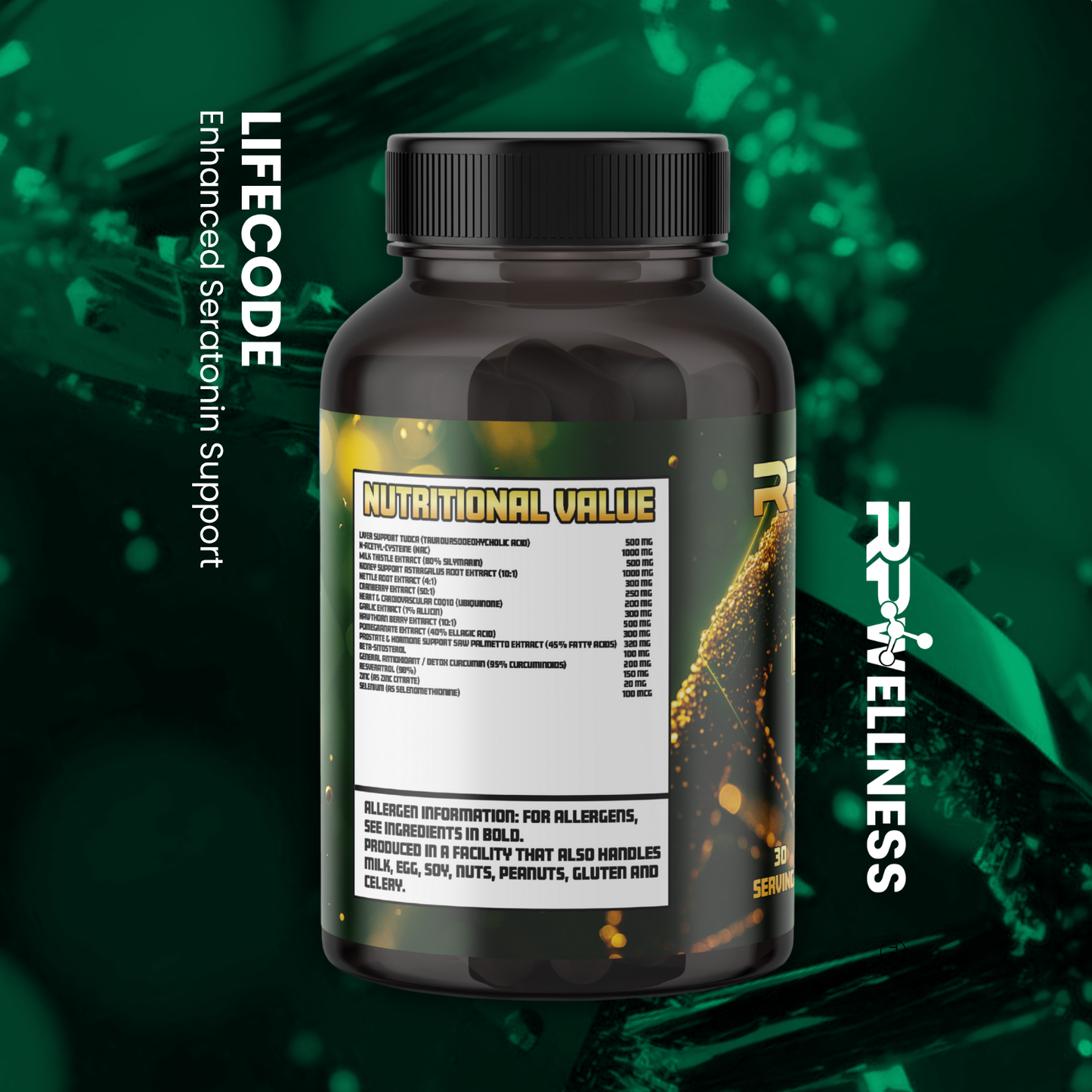 LIFECODE - 30 Servings / 180 Capsules