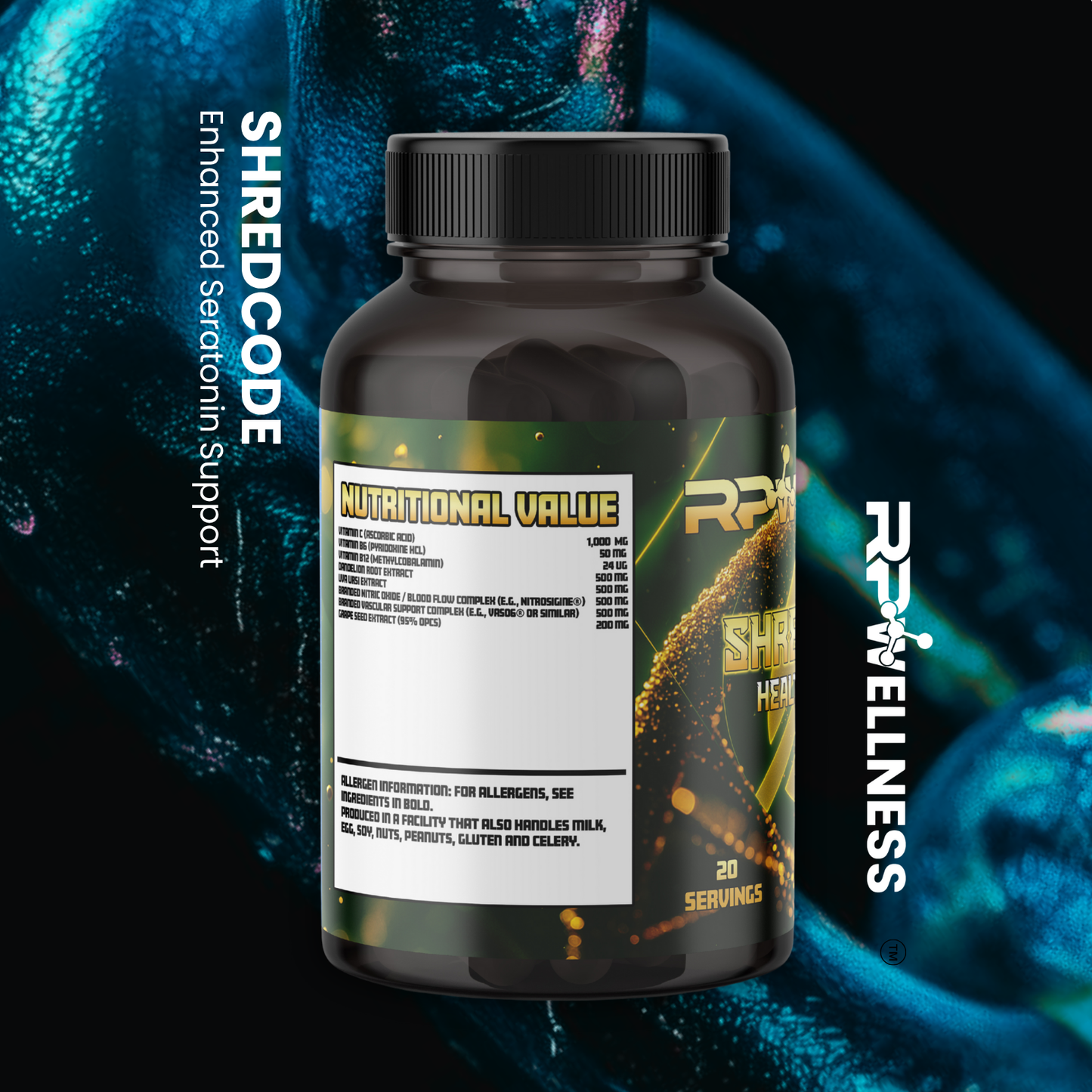 SHREDCODE - 30 Servings / 80 Capsules
